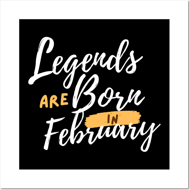 February 29 When Legends Are Born Man Women Child 2024 Wall Art by WILLER